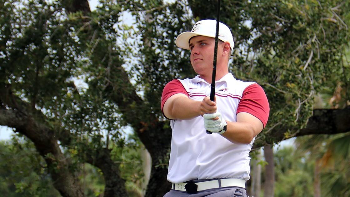 UIndy's Keegan Bronnenberg shot a three-under 69 on Tuesday.