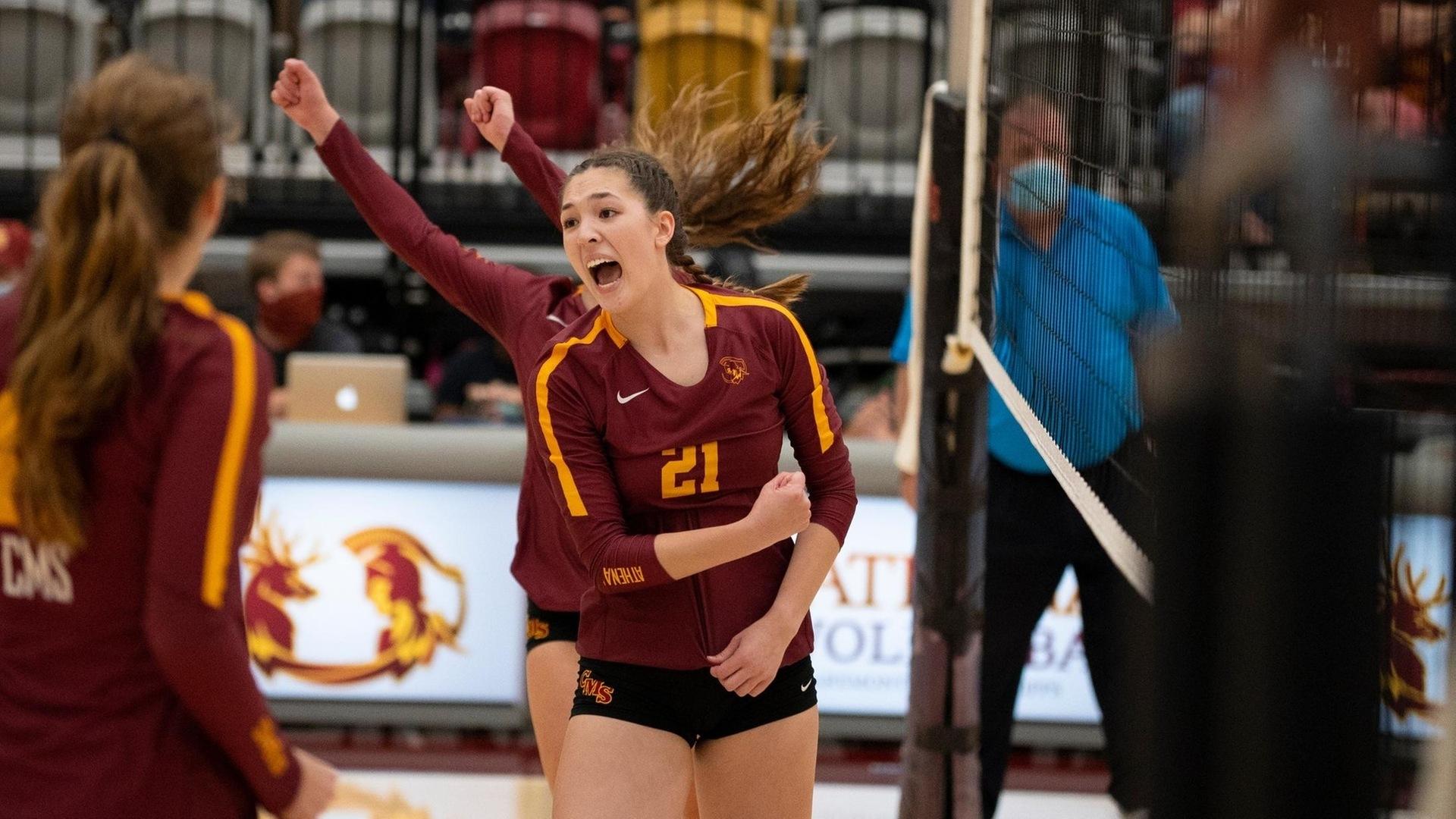 Claremont mudd women's volleyball 2021 diii quarterfinals